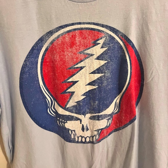 Ripple Junction Tops - Ripple Junction Grateful Dead Iconic Symbol Graphic Print Classic T-Shirt. L.